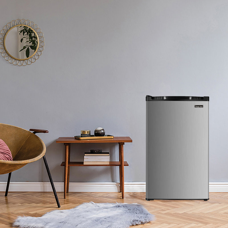 Magic Chef® 4.4-Cu. Ft. Compact Refrigerator, Silver, Silver