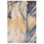 Deboran Swirl Blue/Yellow/Black Area Rug-1524785510