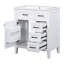 Meuble-lavabo blanc 30 po - Armoire moderne avec lavabo et tiroirs de rangement-1938843438-1938843436