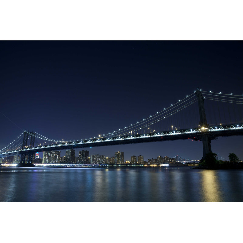 Manhattan Bridge - Photographie sur toile tendue, H 20 po x l 30 po