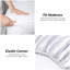 Super Dreamer Fitted Sheet Pack of 2 Solid Colour Polyester Bed Sheets - Single Double King Size Machine Washable-117990683-117990691