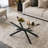 Modern Tempered Glass Coffee Table with Metal Base, Rectangular Living Room Dining Table-1868259119-1868259088