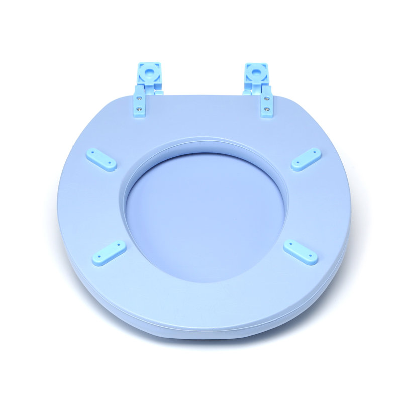 Siège de toilette rond Fantasia, Bleu pâle