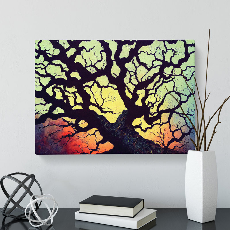 Sumptuous Oak Tree - Wrapped Canvas, 40cm H x 60cm W x 3cm D