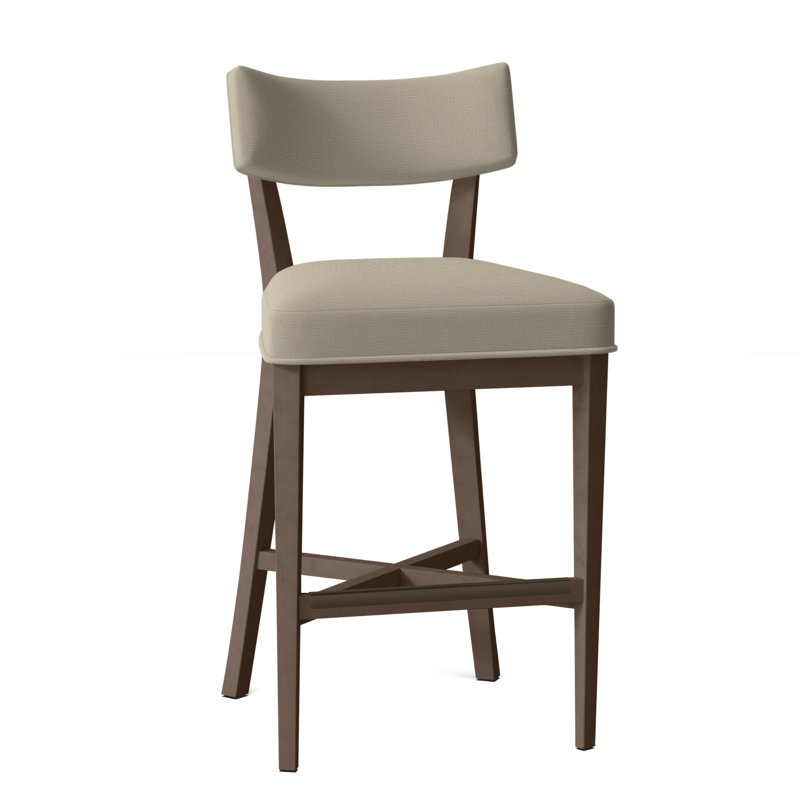 Tabouret de bar 29,5 po Juliet, Noisette, Toile de rameau Perigold Beagle, Tabouret de comptoir (siège d'une hauteur de 25,5