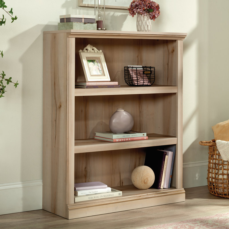 Hartman Bookcase, Pacific Maple, (3 Shelves) 43.78" H x 35.28" W x 13.23" D