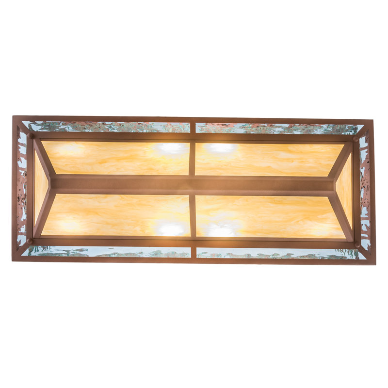 42" Pine Lake Oblong Inverted Pendant