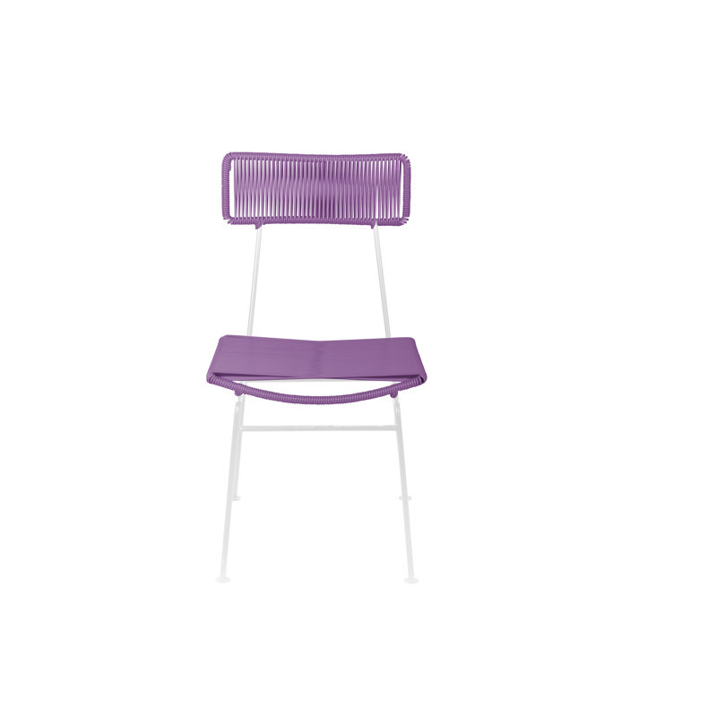 Chaise Hapi, Orchidée / blanc