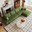 Canapé modulaire Cloud avec méridienne en L, conception modulaire et tissu velours côtelé moelleux-1518264481-1518264483-1518264480