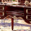 Bureau d'ordinateur brun-rouge durable-2030102873