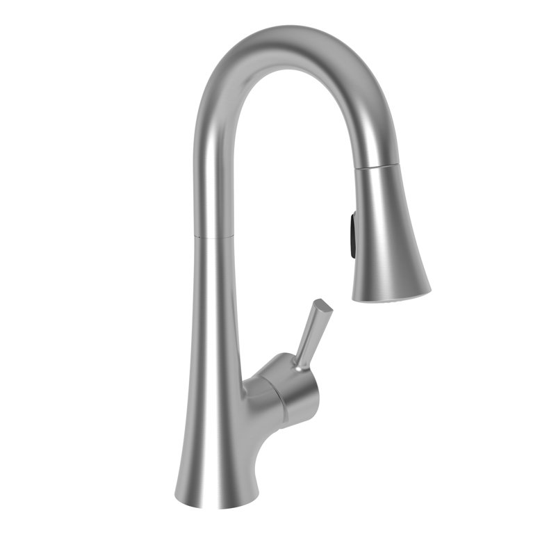 Vespera Single Handle Pull Down Bar Faucet, Stainless Steel (PVD)