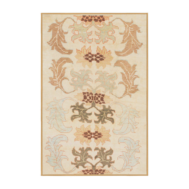 Tapis décoratif multicolore à motif abstrait, Rectangle 7 pi x 9 pi