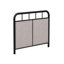 Simple, tissu d'ameublement en lin, structure de lit, plateforme en métal, tissu de tête, système de floraison des pieds, longue durée, silencieux, performance fluide, assemblage facile à suivre, matelas en mousse viscoélastique, 8