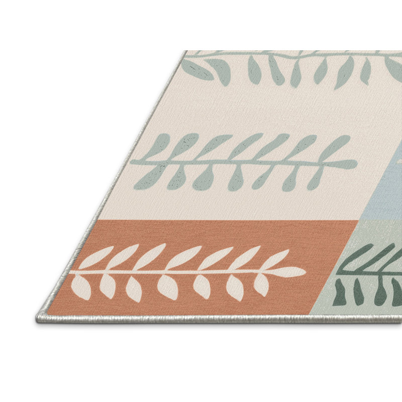 Pastel Grove Rug, Square 5'