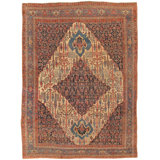 Antique One-of-a-Kind Rectangle 9'8" X 12'9" Hand Knotted Area Rug