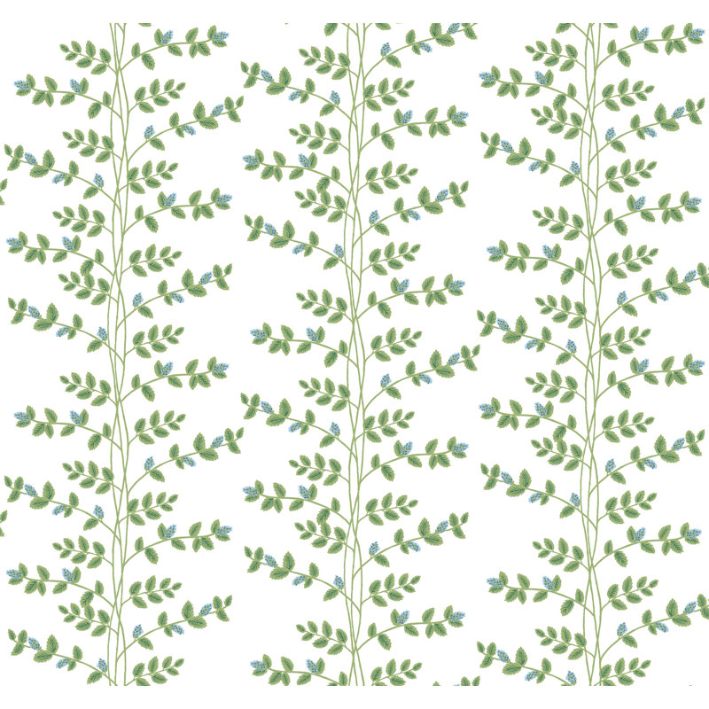 Papier peint Climbing Vine, Bleu
