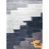 Hand Woven Silk and Wool Area Rug