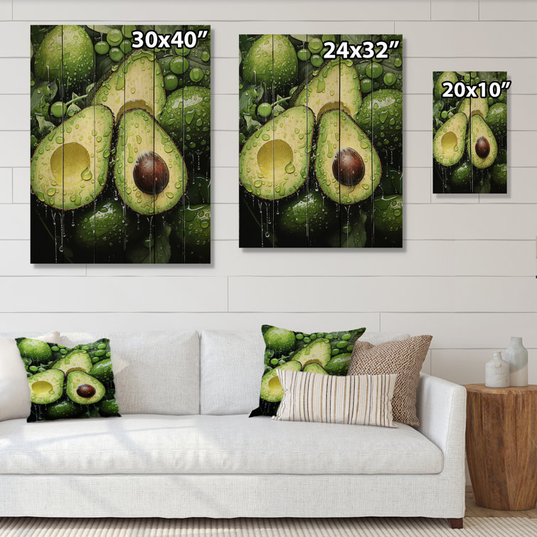 Gracie Oaks Fruit Lush Avocado Pointillism - Wayfair Canada