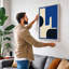 Geometric Tension Minimalist - Wrapped Canvas-131764166-131764163