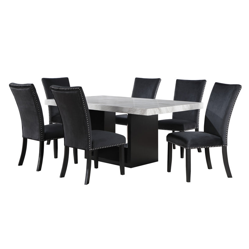 Yingling 5pc Black Dining Set