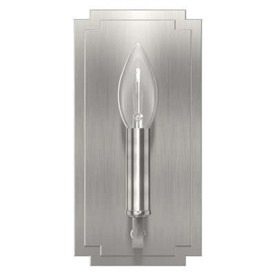 1 - Light Dimmable Candle Wall Light