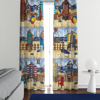 Semi Sheer Curtain Pair
