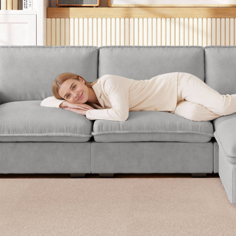 Canapé modulaire Cloud Couch For L, Noir