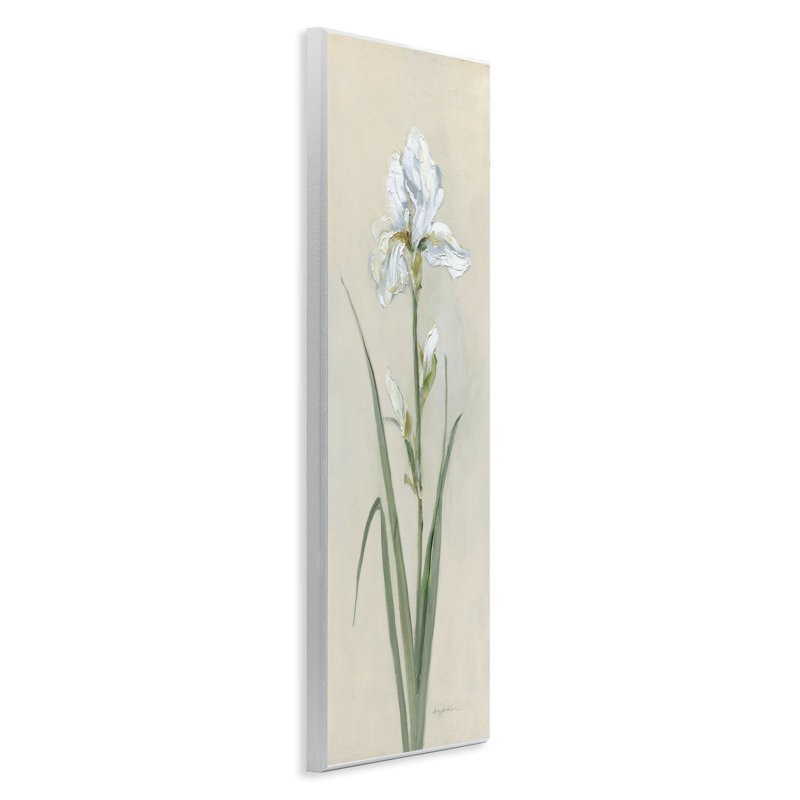 «White Iris on Beige» par Sally Swatland