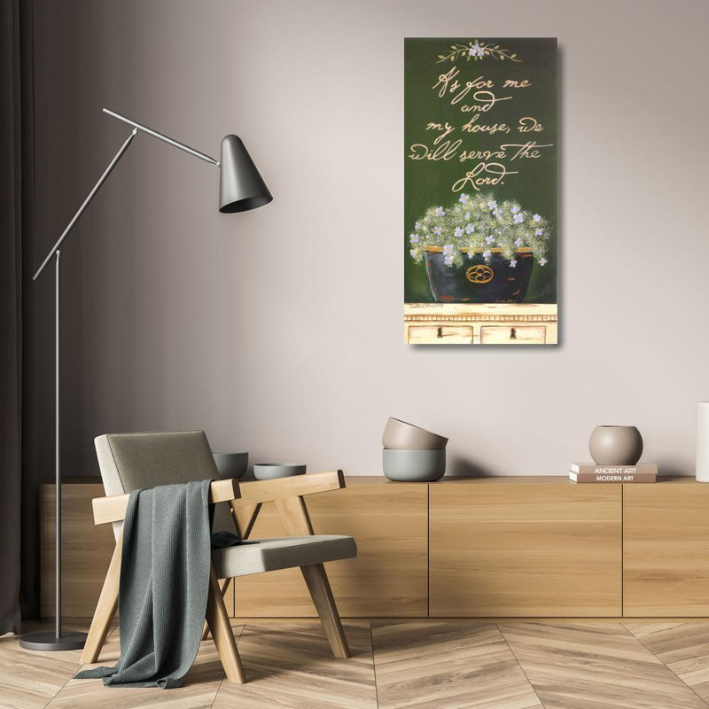 As for Me and My House, 24" H x 12" W