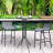 3 Piece Bar Height Outdoor Bistro Set For 2, Round Patio Pub Table 2 Bar Chairs With Comfortable Design & Strong Build-48540187