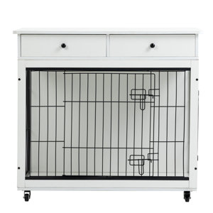 Double Door Pet Crate With With 2 Drawers (incomplete 1 box only)
