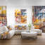 « mixed abstract paint », reproduction de peinture à l’huile sur toile tendue-29489513