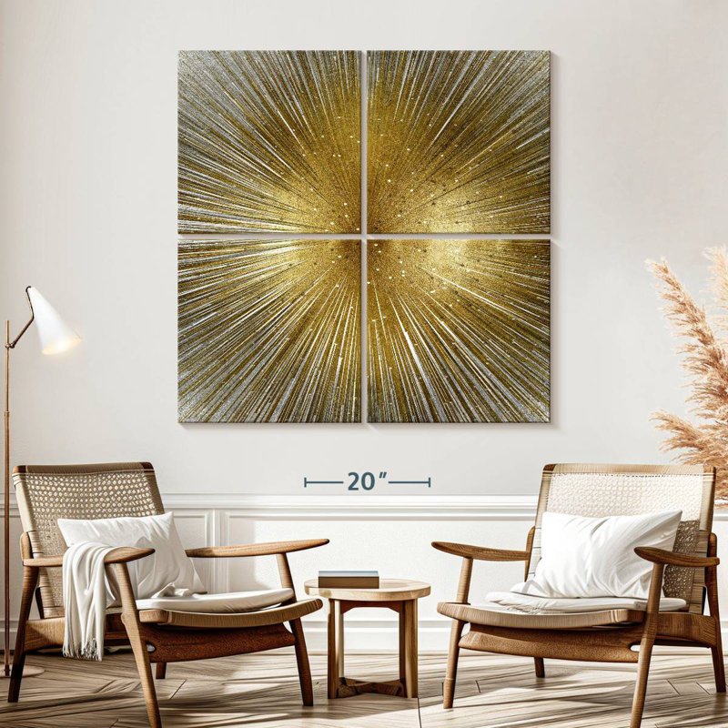 Radiant Burst, 57" H x 57" W