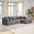 Velours gris velours