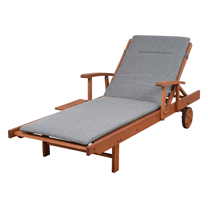 Chaise longue avec coussin Medrano