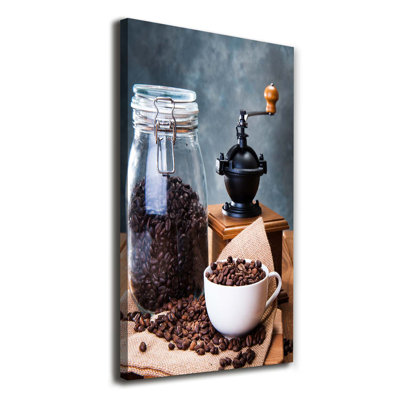 Coffee Grinder - Wrapped Canvas Print
