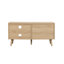 Mardell Tv Unit for TV's up to 42" - 100CM Width - Herringbone/Chevron Effect TV Stand-129067803