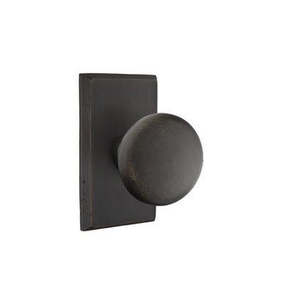 Emtek Privacy Knobset w/ Sandcast #3 Rosette and Winchester Knob