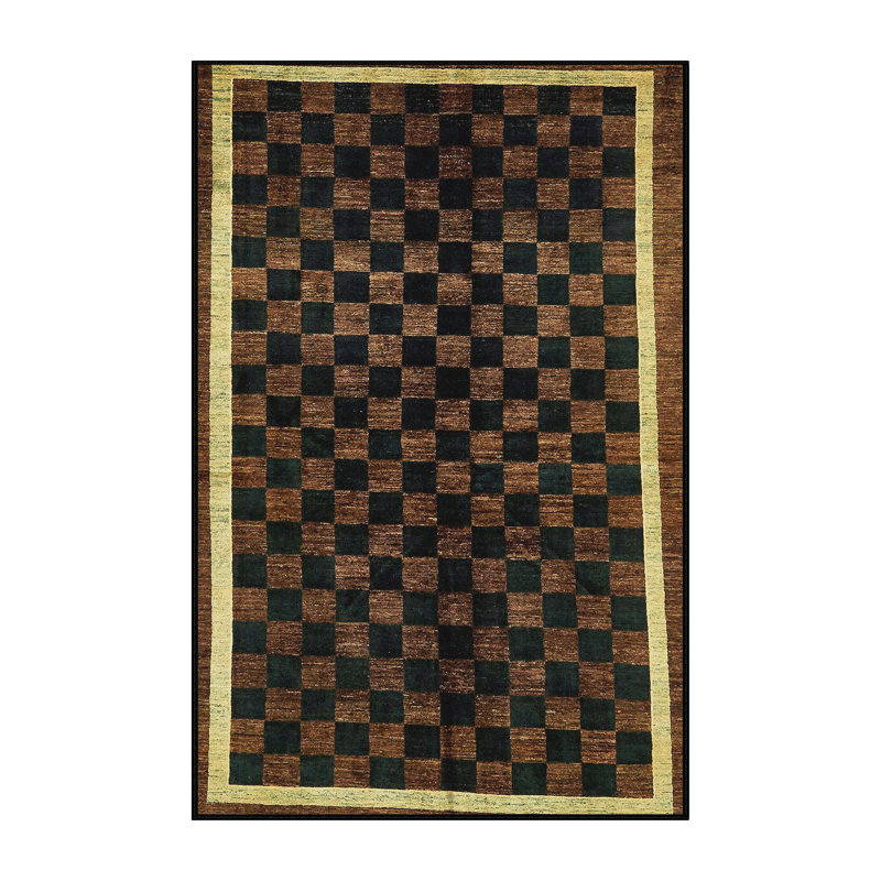Tapis décoratif multicolore à motif abstrait, Rectangle 8 pi x 12 pi