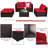 Awar 5 - Person Patio Conversation Set with Cushions-1334423761
