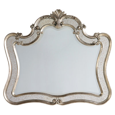 Sanctuary Flat Solid Wood Beveled Mirror