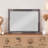 Dark Cherry Finish Mirror