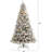  River Mountain 9ft Flocked White Artificial Christmas Tree with Lights