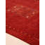 Tapis rectangulaires en laine tissée à la main Paisleigh - Rectangle | Tapis rouge antidérapant fait à la main de couleur rouge, de conception moderne et contemporaine pour le salon-398634818