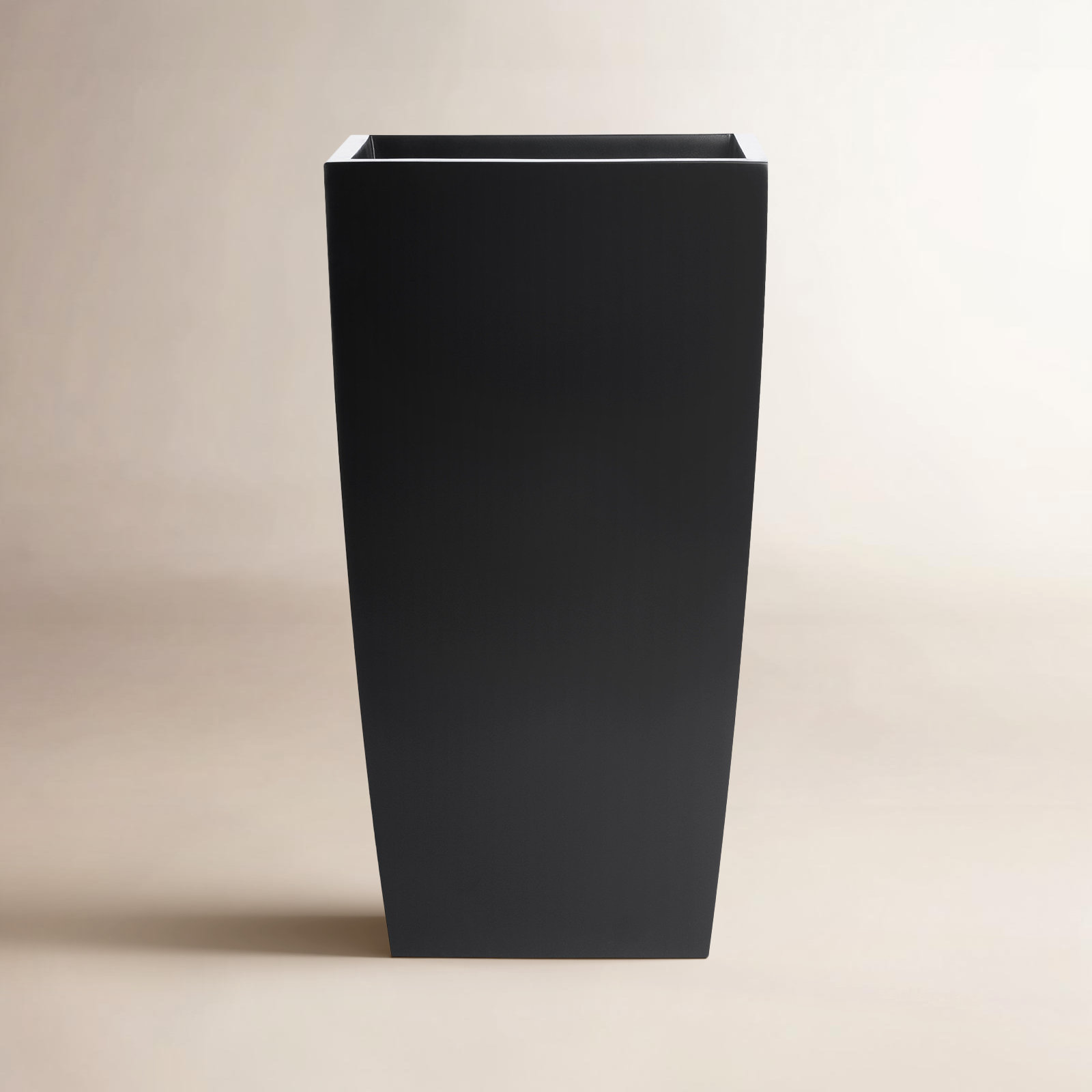 Hornell Pot Planter, 37" H x 20" W x 20" D, Black
