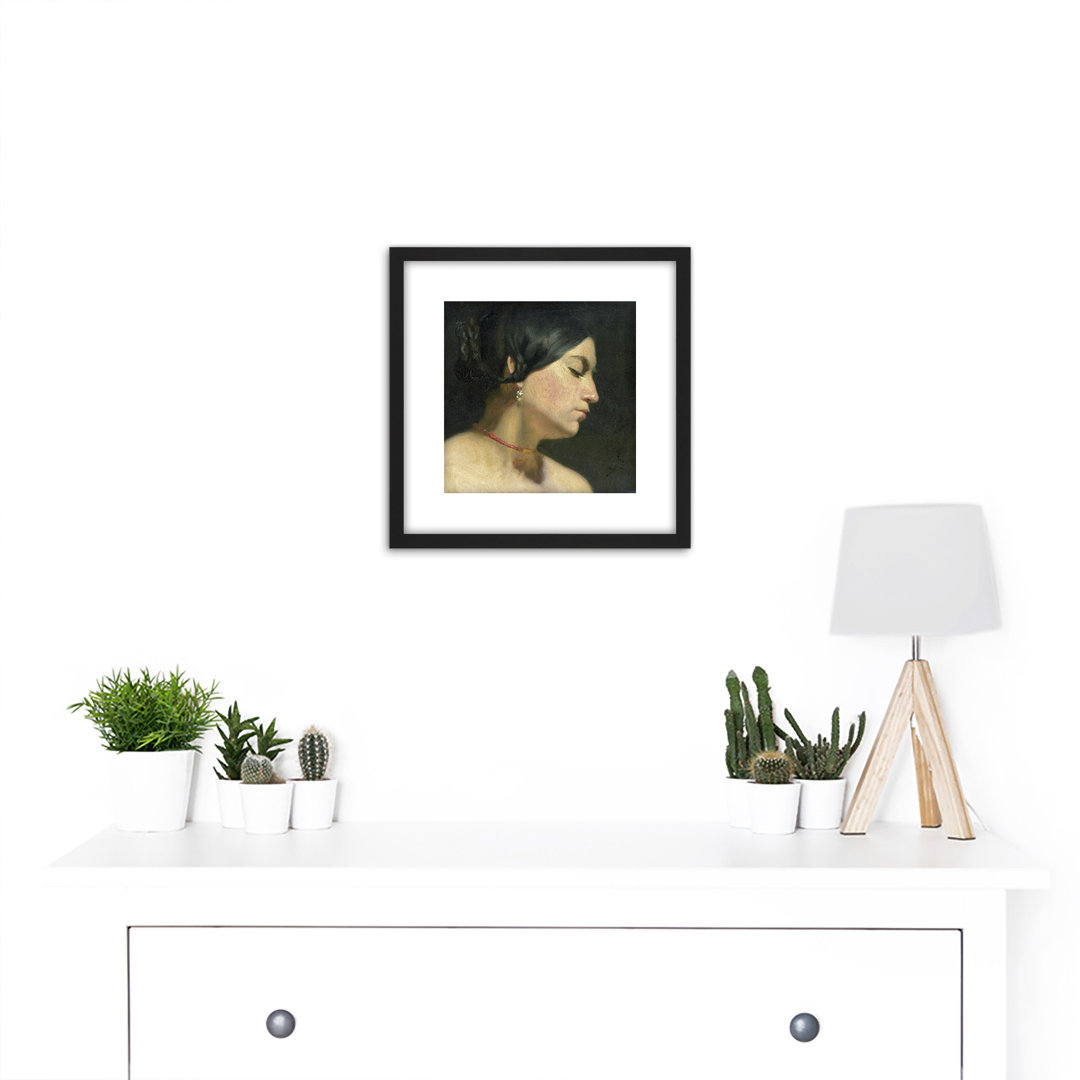 Mary Magdalene Woman Face by Lawrence Alma Tadema - Single Picture Frame Painting