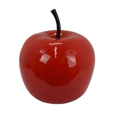 Masu Tabletop Accent Decor, 16 Inch Apple Design,  Resin Body