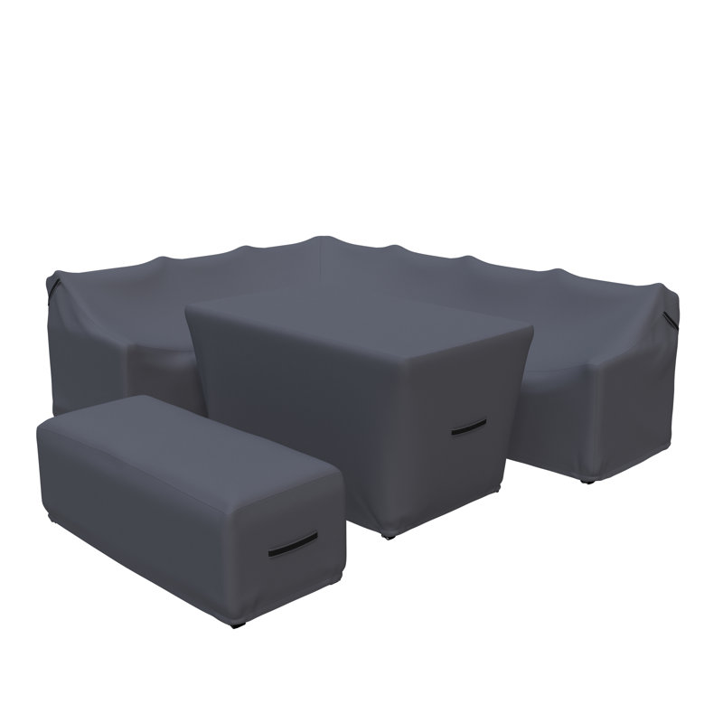 Outdoor Conversation Sets 3-Piece Group Seating Patio Furniture Covers