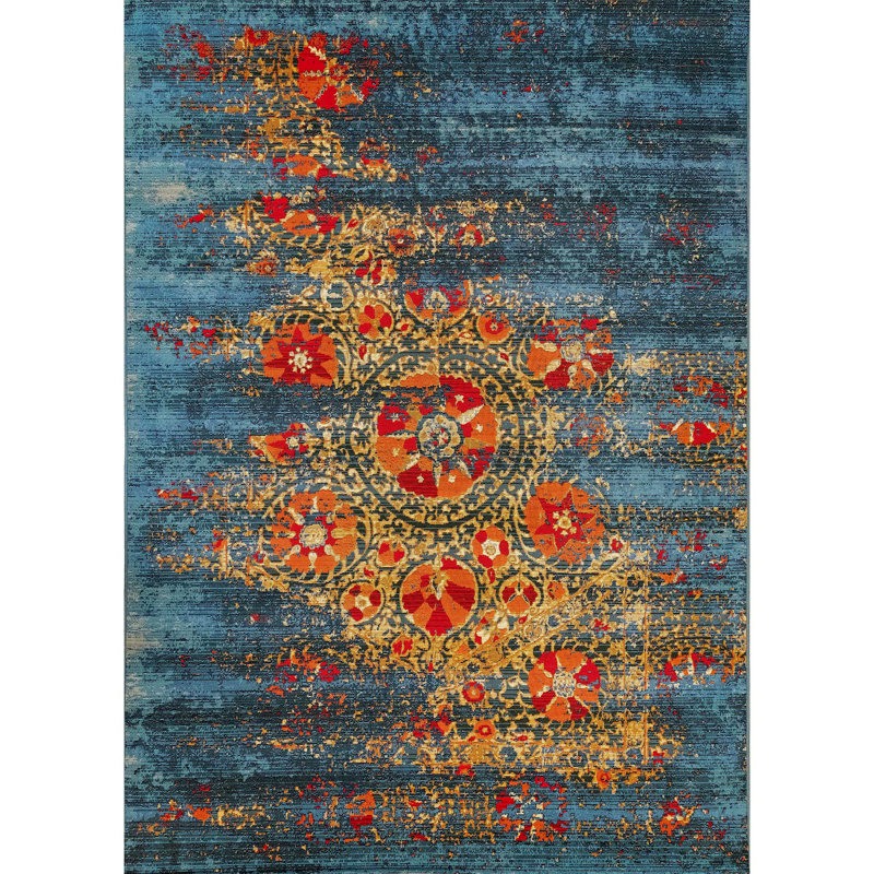 Kowalczyk Oriental Indoor / Outdoor Rug, Rectangle 3'3" x 4'11"