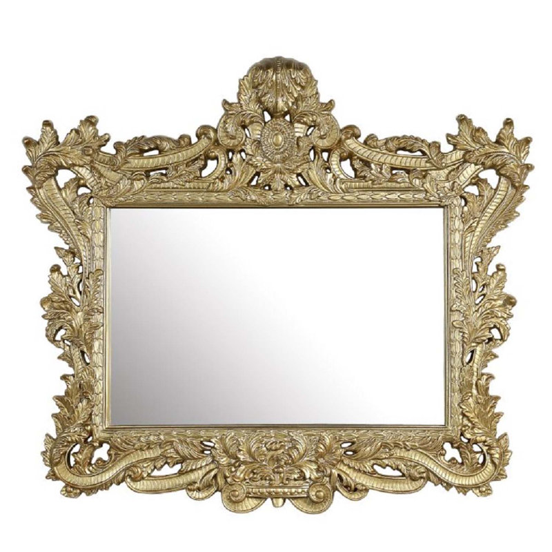 Miroir Bernadette 61 po x 44 po, finition dorée